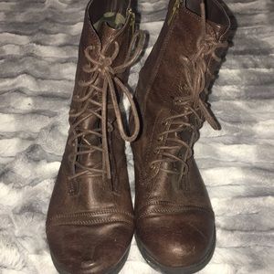 Madden Girl Combat Boots